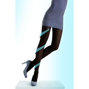 Control Body Nero Tights Shaping Tights Control Top Tights Women Black Shapewear